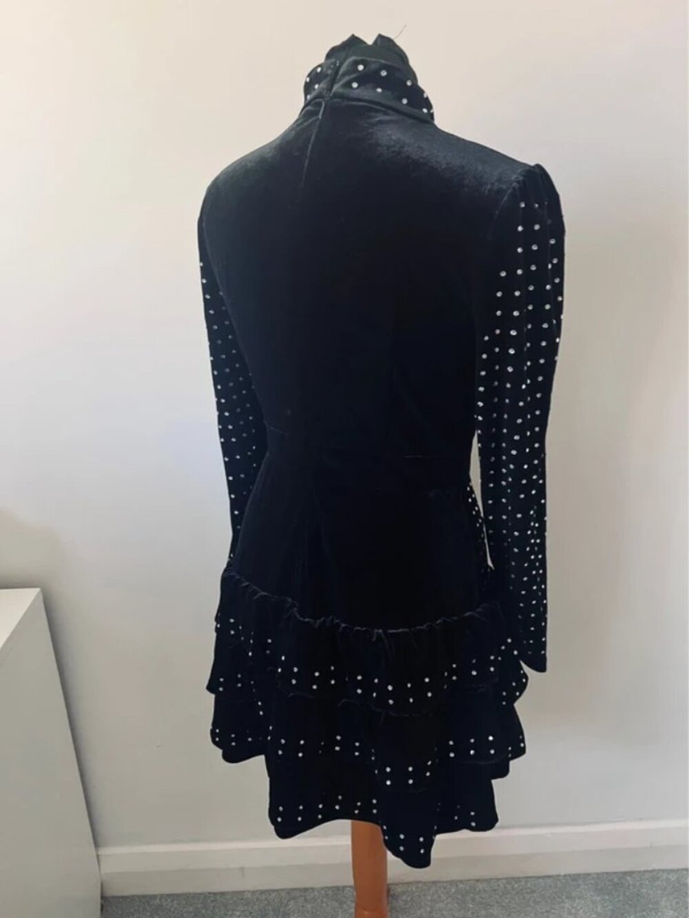 Motf velvet dress size S - Picture 2 of 5